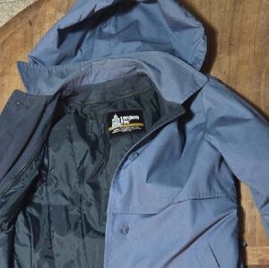 London Fog Blue Trench Coat